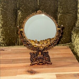Hobby Lobby “Antique” Gold Vanity Mirror